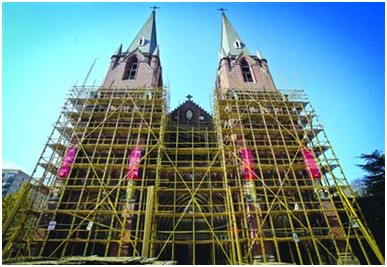 Xujiahui church architectural models