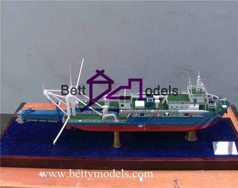 Maqueta de barco industrial Nigeria