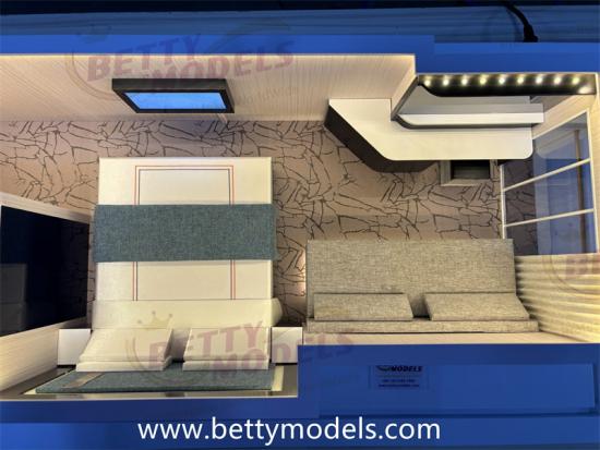 Hotel Room Interior Scale Models